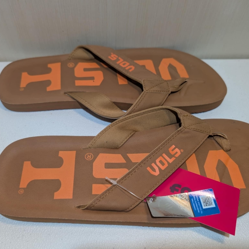 Men's FOCO Tennessee Volunteers Color Pop Flip Flop Sandals